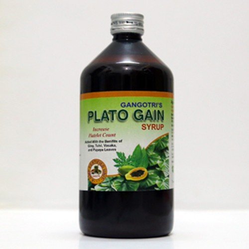Gangotri Platogain Syrup to increase platelet count in dengue fever